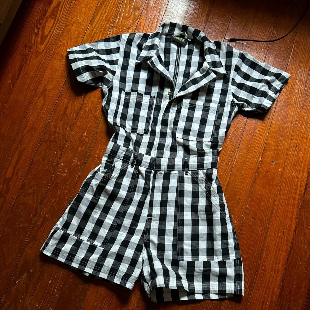 Big Bud Press Gingham Romper/Jumpsuit size L